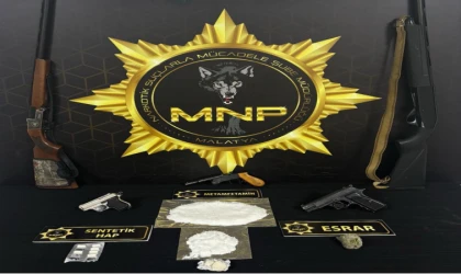 Malatya’da Uyuşturucu Ve Silah Operasyonu: 7 Tutuklama