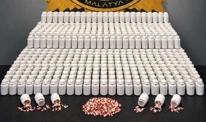 Malatya’da Uyuşturucu Operasyonu: 44 Bin 616 Hap Ele Geçirildi